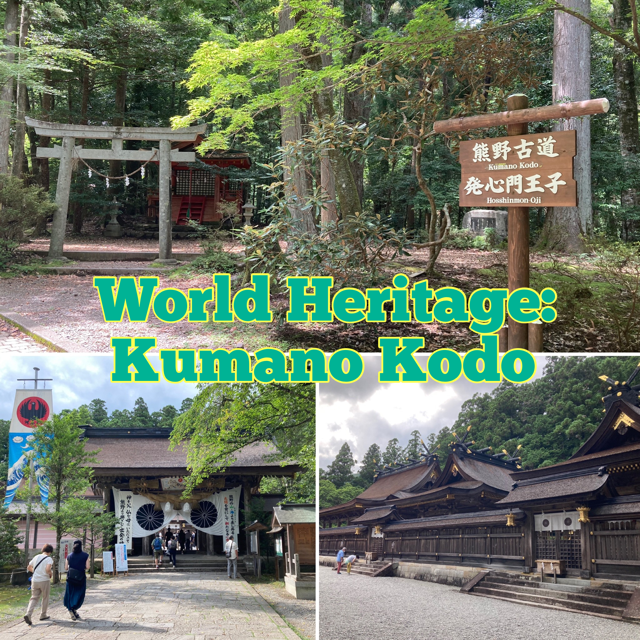 和歌山県の世界遺産「熊野古道」　～紀伊山地の霊場と参詣道～